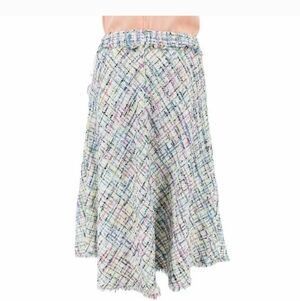 Worthington Boucle Fringe Trim Skirt